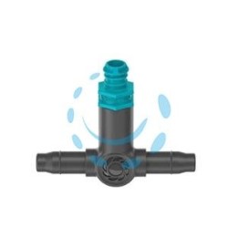 GOCCIOLATORE IN LINEA 2 LT/H PER TUBO DA 3/16" PER MICROIRRIGAZIONE - 2 lt./h. conf. pz.10 in blister (1343-26)