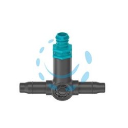 GOCCIOLATORE IN LINEA 2 LT/H PER TUBO DA 3/16" PER MICROIRRIGAZIONE - 2 lt./h. conf. pz.10 in blister (1343-26)