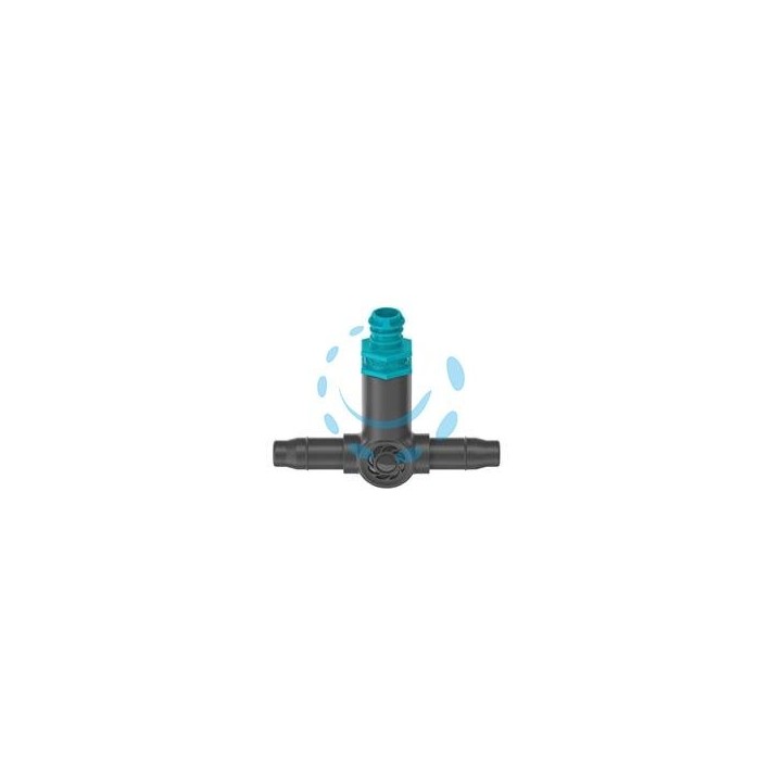 GOCCIOLATORE IN LINEA 2 LT/H PER TUBO DA 3/16" PER MICROIRRIGAZIONE - 2 lt./h. conf. pz.10 in blister (1343-26)