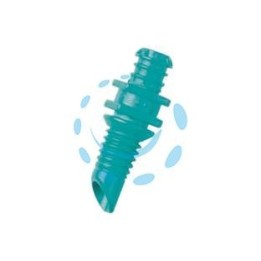 GOCCIOLATORE DI FINE LINEA 2 LT/H PER MICROIRRIGAZIONE - verde 2 lt./h. conf. pz.25 in blister (13307-20)