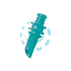 GOCCIOLATORE DI FINE LINEA 2 LT/H PER MICROIRRIGAZIONE - verde 2 lt./h. conf. pz.25 in blister (13307-20)