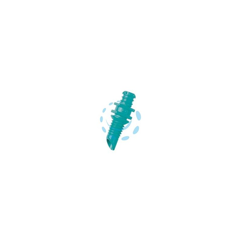 GOCCIOLATORE DI FINE LINEA 2 LT/H PER MICROIRRIGAZIONE - verde 2 lt./h. conf. pz.25 in blister (13307-20)