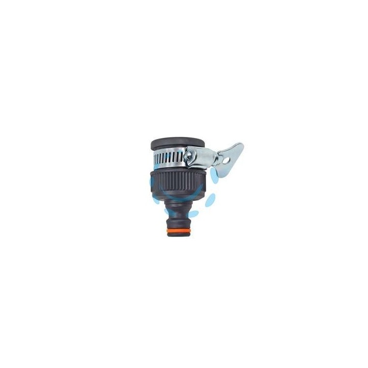 PRESA RUBINETTO LISCIO CON FASCETTA METALLICA - mm.12-18 - blister - 80005446