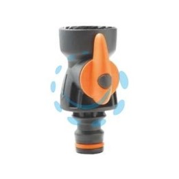 RUBINETTO A SFERA CON REGOLATORE DI FLUSSO - F ø 3/4" mm.20x27 - blister - 80005001