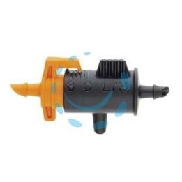 GOCCIOLATORE IN LINEA "BARREL" 0-8 L/H - in blister da pz.10 - 80006208