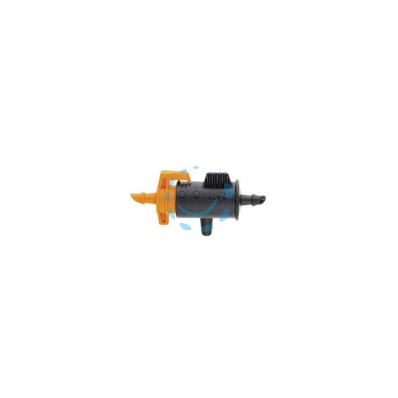 GOCCIOLATORE IN LINEA "BARREL" 0-8 L/H - in blister da pz.10 - 80006208