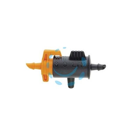 GOCCIOLATORE IN LINEA "BARREL" 0-8 L/H - in blister da pz.10 - 80006208