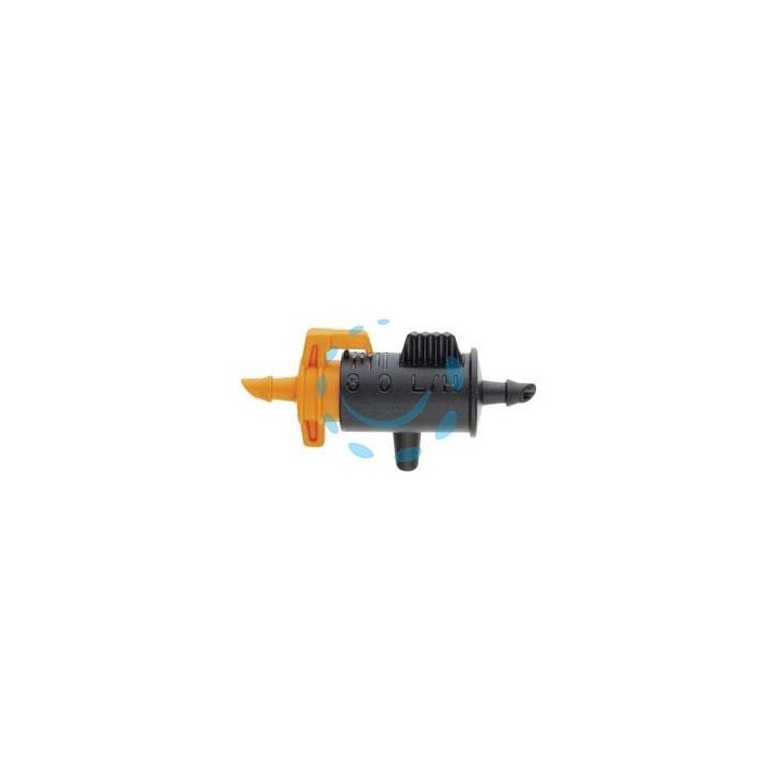 GOCCIOLATORE IN LINEA "BARREL" 0-8 L/H - in blister da pz.10 - 80006208