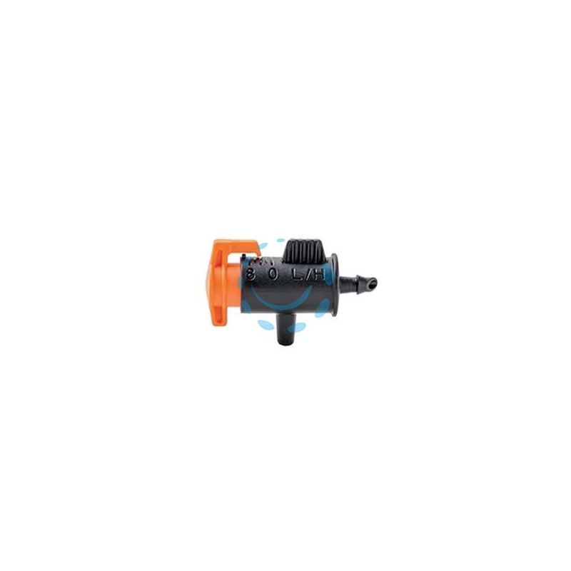 GOCCIOLATORE FINE LINEA "BARREL" 0-8 L/H - in blister da pz.10 - 80006200