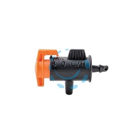 GOCCIOLATORE FINE LINEA "BARREL" 0-8 L/H - in blister da pz.10 - 80006200