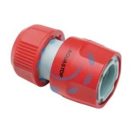 RACCORDO PORTAGOMMA RAPIDO CON ACQUASTOP per tubo da 1/2" o 5/8" - in blister (2282)