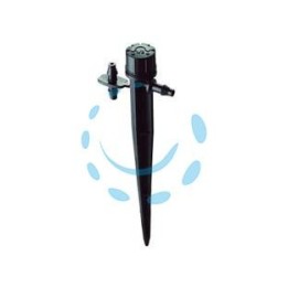 GOCCIOLATORE-ASPERSORE CON PUNTALE PER MICROIRRIGAZIONE - 360° regolabile (5364)