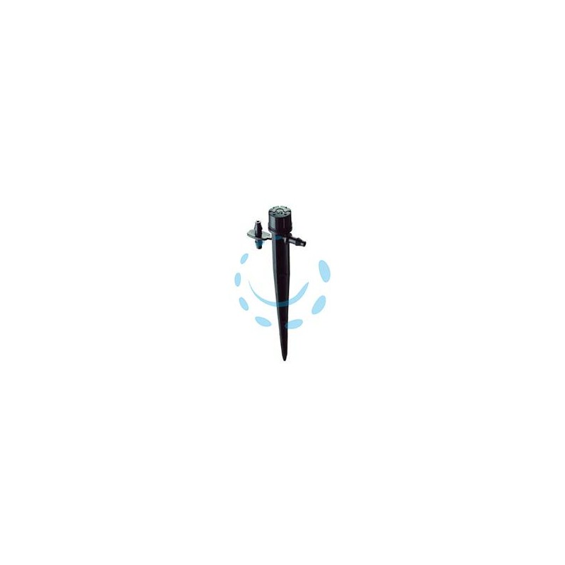 GOCCIOLATORE-ASPERSORE CON PUNTALE PER MICROIRRIGAZIONE - 360° regolabile (5364)