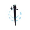 GOCCIOLATORE-ASPERSORE CON PUNTALE PER MICROIRRIGAZIONE - 360° regolabile (5364)