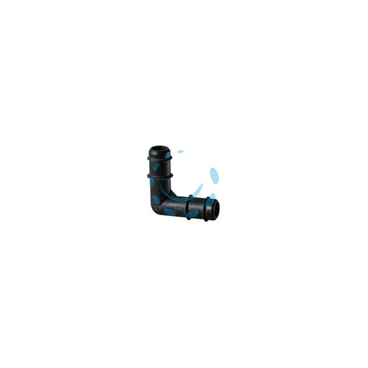 RACCORDO DI GIUNZIONE A 90° PER MICROIRRIGAZIONE - (5180)