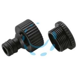 PRESA PER RUBINETTI CON INNESTO RAPIDO filetto F 3/4" + rid. a 1/2" in blister (26450060)