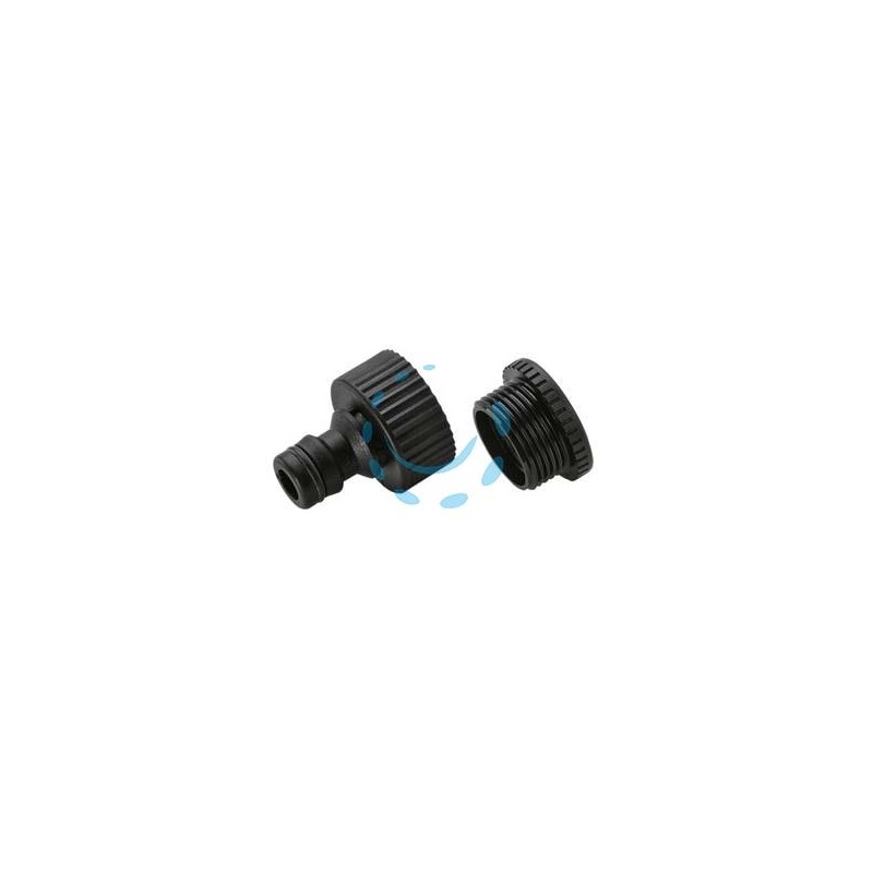 PRESA PER RUBINETTI CON INNESTO RAPIDO filetto F 3/4" + rid. a 1/2" in blister (26450060)