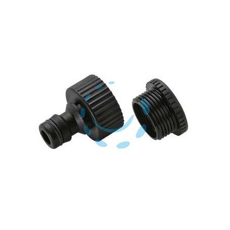 PRESA PER RUBINETTI CON INNESTO RAPIDO filetto F 3/4" + rid. a 1/2" in blister (26450060)