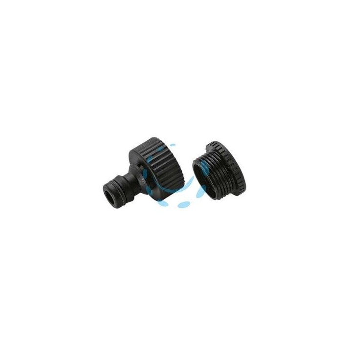 PRESA PER RUBINETTI CON INNESTO RAPIDO filetto F 3/4" + rid. a 1/2" in blister (26450060)