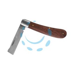 COLTELLO INNESTO LAMA IN ACCIAIO INOX - lunghezza totale cm.16,5