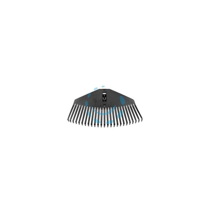 TESTA IN PLASTICA PER SCOPE PER FOGLIE SOLID M - lunghezza mm.212 - larghezza mm.415 (135024)