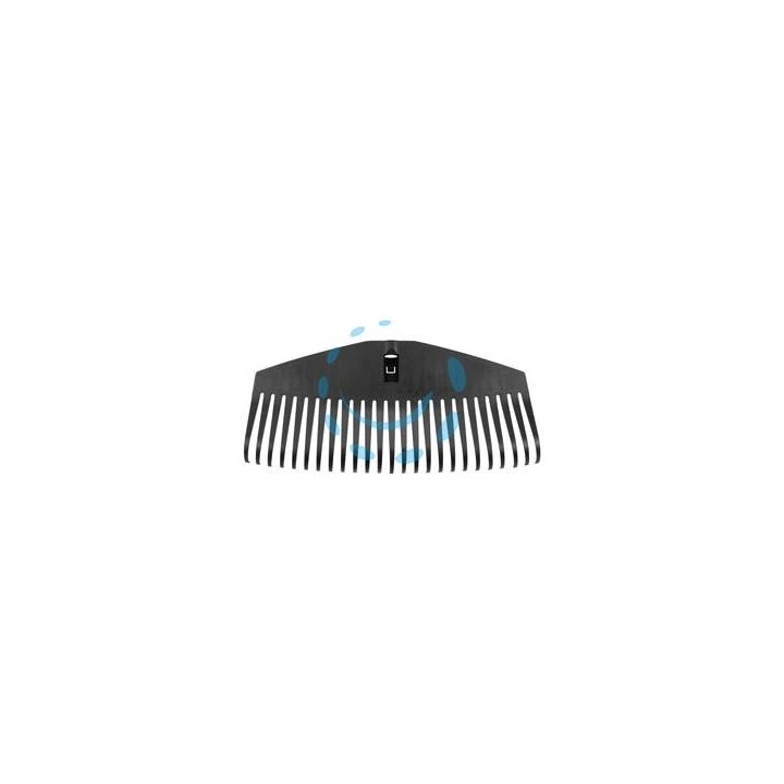 TESTA IN PLASTICA PER SCOPE PER FOGLIE SOLID L - lunghezza mm.228 - larghezza mm.520 (135014)