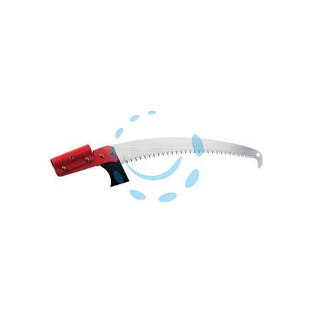 SEGACCIO PER POTATURA TURBO CON MANICO A TUBO LAMA CURVA - lunghezza lama mm.350 - dente mm.5,5 - 34148