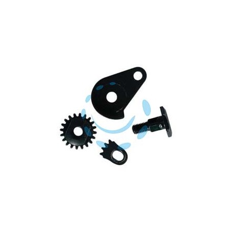 DADO+VITE+FERMO+AMMORTIZZATORE PER FORBICE PROFESSIONALE SPALLA ROSSA - ricambio per forbice professionale 81003 - 81049
