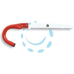 SEGACCIO PER POTARE CON MANICO A OMBRELLO DENTI CONTINUI - mm.300