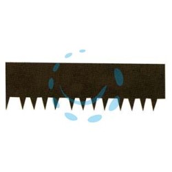 LAME IN ACCIAIO TEMPRATO A IMPULSI PER SEGONCINO DENTI CONTINUI CM.53 - cm.53 21"