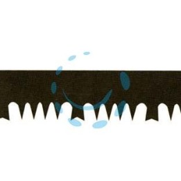 LAME IN ACCIAIO TEMPRATO A IMPULSI PER SEGONCINO DENTI CASTELLO CM.53 - cm.53 21"