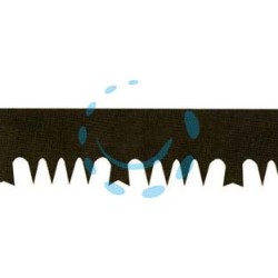 LAME IN ACCIAIO TEMPRATO A IMPULSI PER SEGONCINO DENTI CASTELLO CM.53 - cm.53 21"