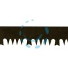 LAME IN ACCIAIO TEMPRATO A IMPULSI PER SEGONCINO DENTI CASTELLO CM.53 - cm.53 21"