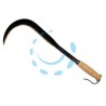 RONCOLA SFRATTAROLA CON MANICO LEGNO - cm.50