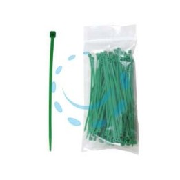 FASCETTE NYLON VERDI IN CONFEZIONE PEZZI 100 - mm.4,8x300