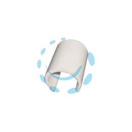 CLIPS PVC BIANCO PER SERRE - per tubi da ø mm.16 - conf. kg.1
