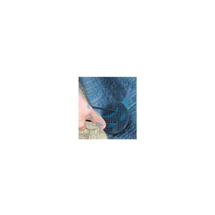 PICCHETTO FERMATELO A U CON PIASTRA IN SET PEZZI 10 - mm.200x3,5