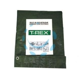 TELO OCCHIELLATO BORDATO CON ANGOLI RINFORZATI 100 GR. NORMALE - mt.5x6 - gr.100 al mq. - colore verde/blu
