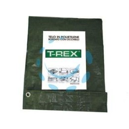 TELO OCCHIELLATO BORDATO CON ANGOLI RINFORZATI 150 GR. MEDIO - mt.6x8 - gr.150 al mq. - verde/blu