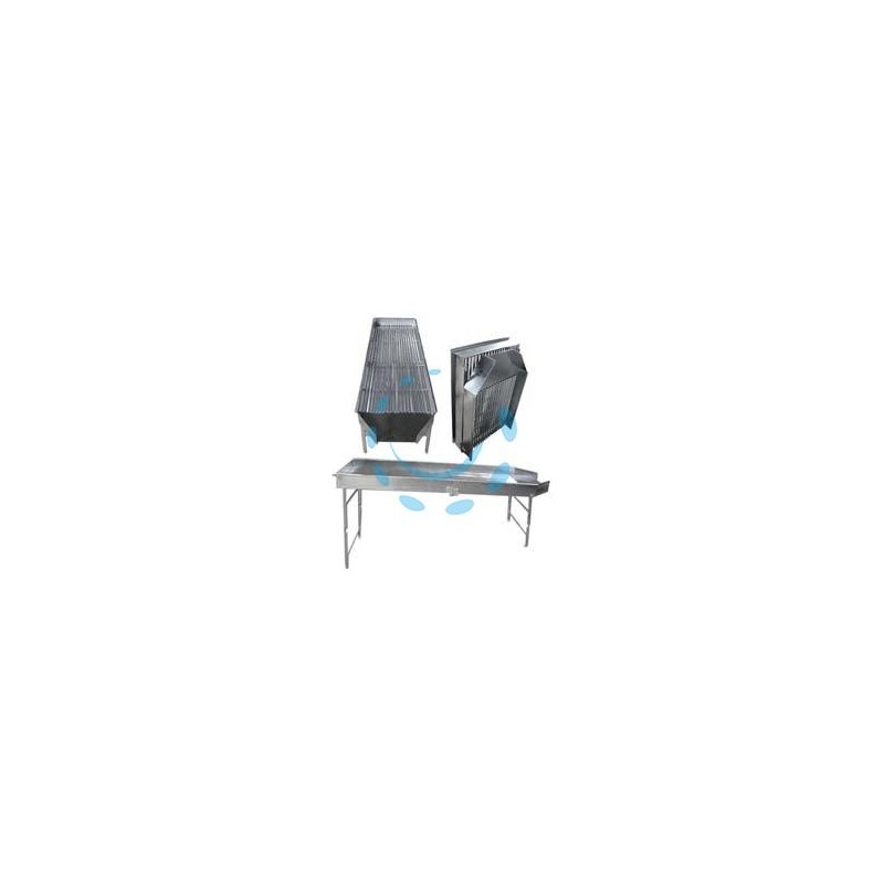 DEFOGLIATORE MANUALE PER OLIVE - chiuso cm.100x60x30 - montato cm.191x60x97h.