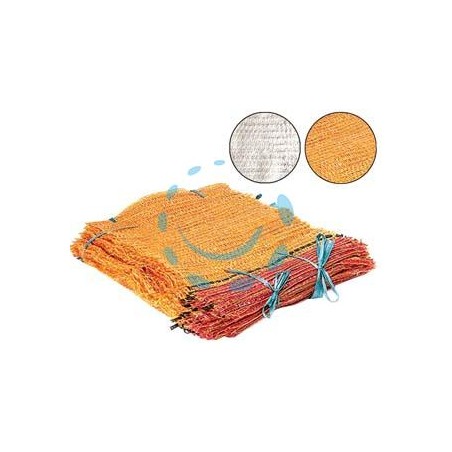 SACCO RASCHEL IN RETE - portata fino a kg.5, cm 35X50, giallo oro 