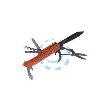 COLTELLINO MULTIFUNZIONE CON MANICO IN ALLUMINIO - dimensioni da chiuso mm.94x25 - 5x14