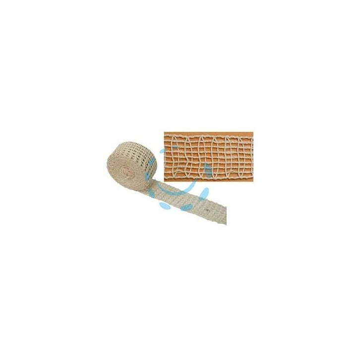RETE ELASTICA POLIESTERE CRISTAL NET PER ARROSTI - ø mm.125 maglia a 18 quadri 