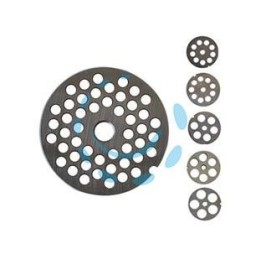 PIASTRE IN ACCIAIO AL CARBONIO PER TRITACARNE ELETTRICI - n°12 foro mm.10