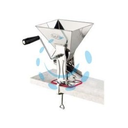 PASSAPOMODORO IN ACCIAIO INOX - cm.17x22.5x30