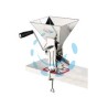 PASSAPOMODORO IN ACCIAIO INOX - cm.17x22.5x30