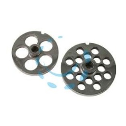 PIASTRE IN ACCIAIO TEMPRATO PER TRITACARNE ELETTRICI - n°12 foro mm.18
