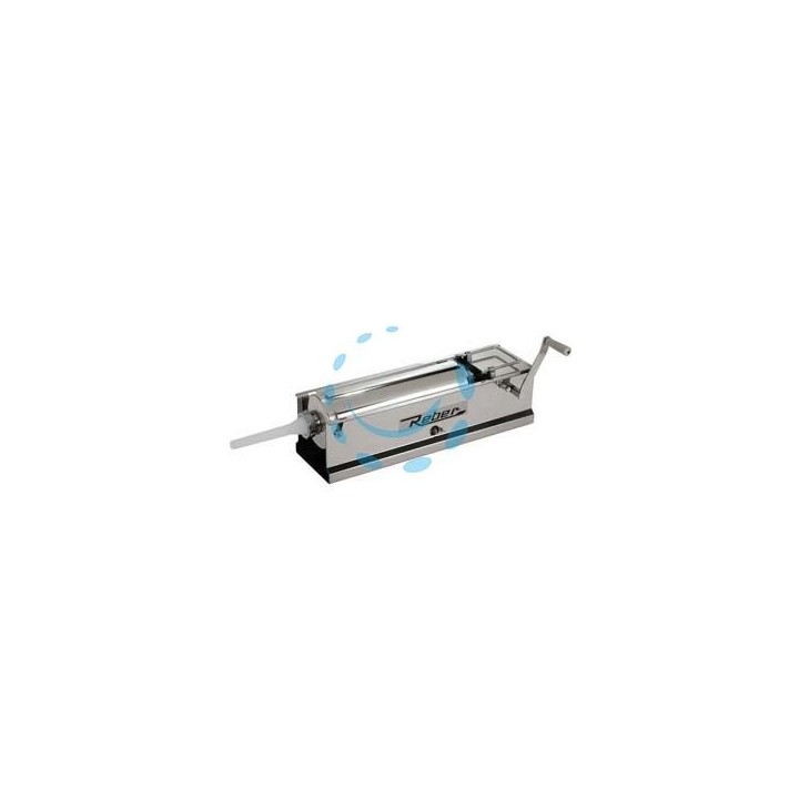 INSACCATRICE CON CILINDRO INOX A 2 VELOCITA' - capacità lt.5 - cm.76,5x33x20 (8960N)