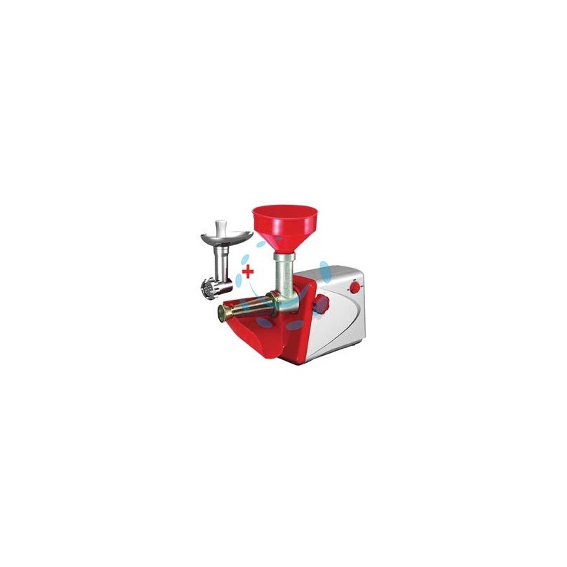 COMBINATO PASSAPOMODORO + TRITACARNE ELETTRICO "ARTUS C25" 385W - 385w