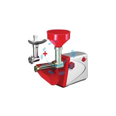 COMBINATO PASSAPOMODORO + TRITACARNE ELETTRICO "ARTUS C25" 385W - 385w